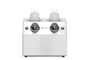 Podgrzewacz do sosów podwójny, HENDI, 1,3L, 220-240V/400W, 270x223x282mm Hendi 201725