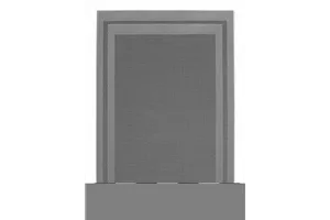 Podkładka na stół, ramka – zestaw, grafitowy, 6 szt., 450x300mm Hendi 597880
