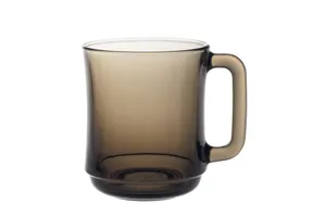 Szklanka z uchem LYS SEPIA, Duralex, 0,31L, brązowy, 6 szt., fi.80x100mm Hendi 4018CR06C1111