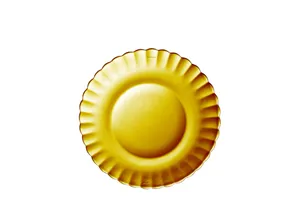 Talerz deserowy PICARDIE AMBER, Duralex, pomarańczowy, fi.205x20mm Hendi 3025DF06A1111