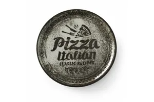Talerz do pizzy Recipe Collection Black, czarny, fi.330mm Hendi 778937