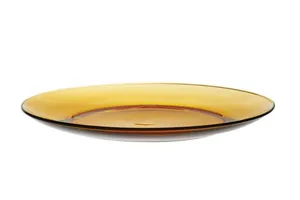 Talerz płytki LYS AMBER, Duralex, pomarańczowy, fi.235x20mm Hendi 3006DF06E1111