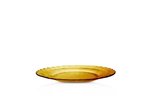 Talerz płytki PICARDIE AMBER, Duralex, pomarańczowy, fi.230x20mm Hendi 3023DF06A1111