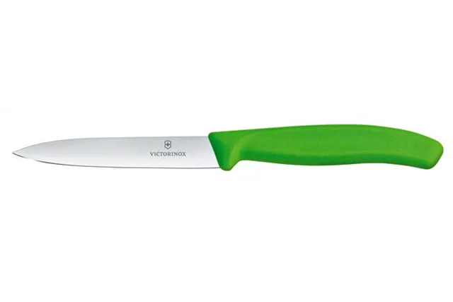 Nóż do jarzyn gładki, Victorinox, zielony, 212mm Hendi 6.7706.L114