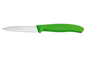 Nóż do jarzyn gładki, Victorinox, zielony, 190mm Hendi 6.7606.L114