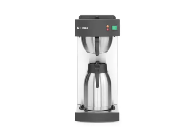 Ekspres przelewowy do kawy, 2L, 220-240V/1400W, 215x410x520mm Hendi 211052 Ekspres przelewowy do kawy, 2L, 220-240V/1400W, 215x410x520mm Hendi 211052