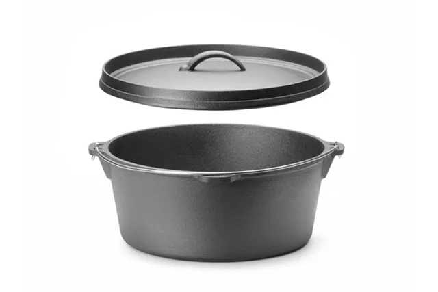 Kociołek żeliwny, czarny, fi.310x155mm Hendi 629376 Kociołek żeliwny, czarny, fi.310x155mm Hendi 629376