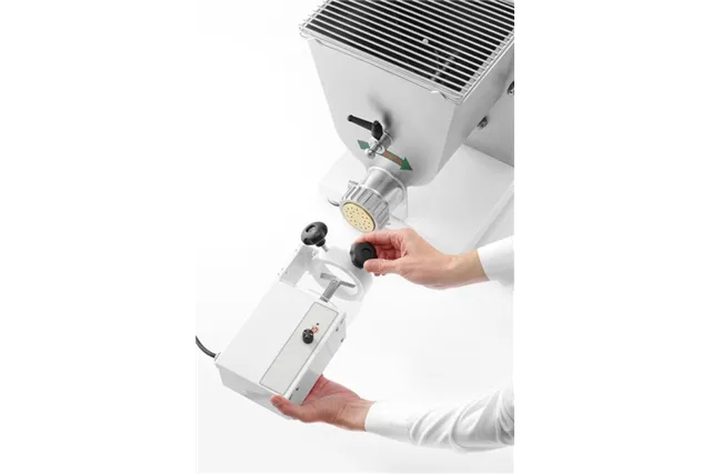 Nóż elektryczny do odcinania kawałków wyciskanego makaronu, 240x110x70mm Hendi 229330 Nóż elektryczny do odcinania kawałków wyciskanego makaronu, 240x110x70mm Hendi 229330