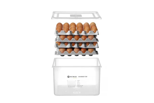 Pojemnik na jajka HENDI OVOBOX 120, GN 2/3, 18L, 355x325x200mm Hendi 870785 Pojemnik na jajka HENDI OVOBOX 120, GN 2/3, 18L, 355x325x200mm Hendi 870785