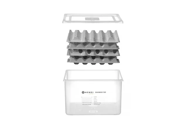 Pojemnik na jajka HENDI OVOBOX 120, GN 2/3, 18L, 355x325x200mm Hendi 870785 Pojemnik na jajka HENDI OVOBOX 120, GN 2/3, 18L, 355x325x200mm Hendi 870785