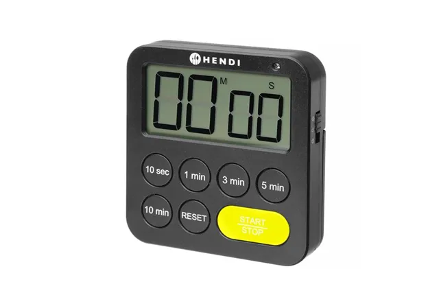 Timer jednozakresowy, czarny, 82x20x88mm Hendi 582039 Timer jednozakresowy, czarny, 82x20x88mm Hendi 582039