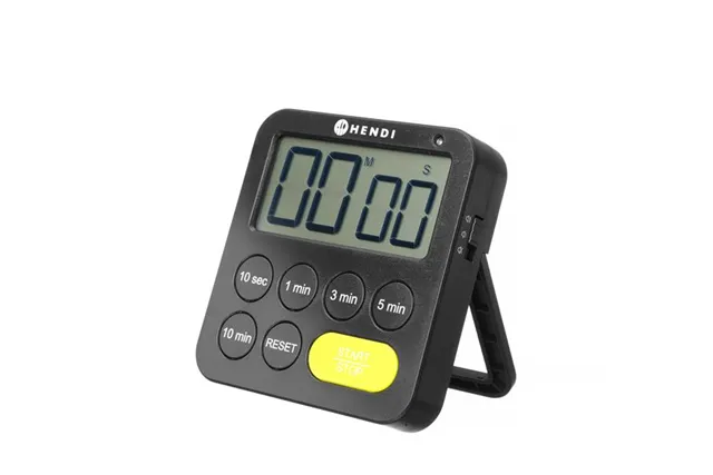 Timer jednozakresowy, czarny, 82x20x88mm Hendi 582039 Timer jednozakresowy, czarny, 82x20x88mm Hendi 582039