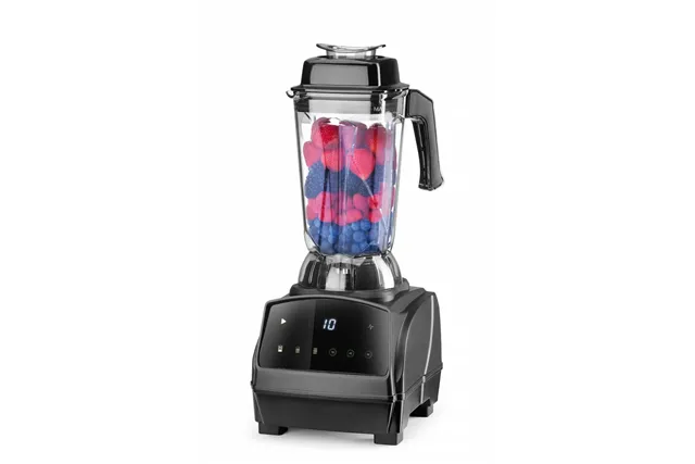 Blender barmański elektroniczny, 2,5L, czarny, 220-240V/1680W, 220x240x535mm Hendi 238097 Blender barmański elektroniczny, 2,5L, czarny, 220-240V/1680W, 220x240x535mm Hendi 238097