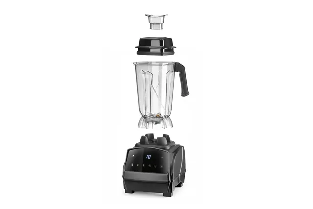 Blender barmański elektroniczny, 2,5L, czarny, 220-240V/1680W, 220x240x535mm Hendi 238097 Blender barmański elektroniczny, 2,5L, czarny, 220-240V/1680W, 220x240x535mm Hendi 238097