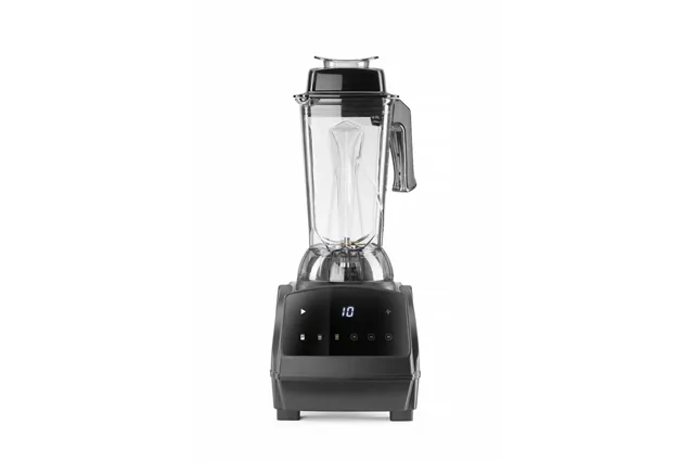 Blender barmański elektroniczny, 2,5L, czarny, 220-240V/1680W, 220x240x535mm Hendi 238097 Blender barmański elektroniczny, 2,5L, czarny, 220-240V/1680W, 220x240x535mm Hendi 238097