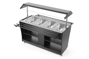 Bufet do potraw, GN 1/1, 220-240V/2000W, 1490x765x1370mm Hendi 274064