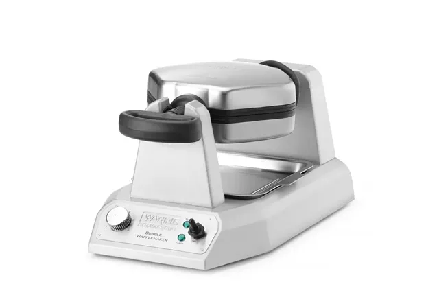 Gofrownica obrotowa do gofrów Bubble Waffle, z wyjmowanymi płytami, Waring, 220-240V/1200W, 267x432x216mm Hendi WBW300XCE Gofrownica obrotowa do gofrów Bubble Waffle, z wyjmowanymi płytami, Waring, 220-240V/1200W, 267x432x216mm Hendi WBW300XCE