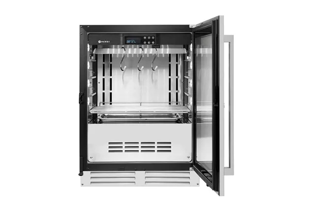 Szafa do sezonowania mięsa, podblatowa, 98L, 220-240V/170W, 595x620x830mm Hendi 221426
