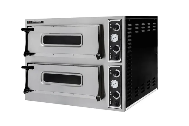 Piec do pizzy Basic 44 Prismafood 2 komory 400V 9400W, 975x814x745mm 1F010050