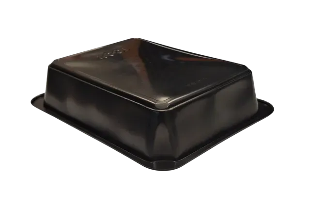 Pojemniki cateringowe zgrzewane czarne, obiadowe na wynos 227x178x50 mm 400szt. G117333 Pojemniki cateringowe zgrzewane czarne, obiadowe na wynos 227x178x50 mm 400szt. G117333