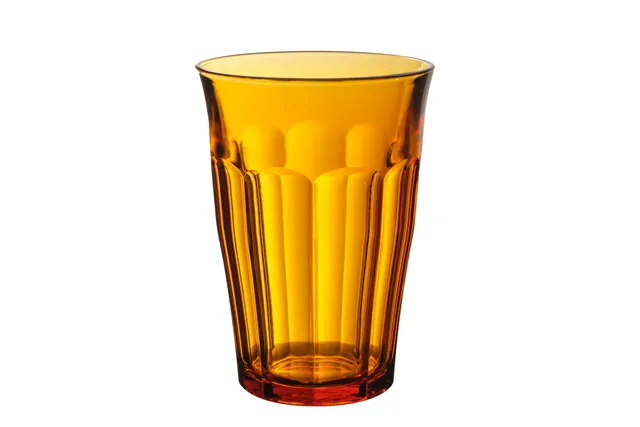 Szklanka wysoka PICARDIE AMBER, 0,36L, pomarańczowy, 6 szt., ⌀88x124mm Duralex 1029DB06A0111