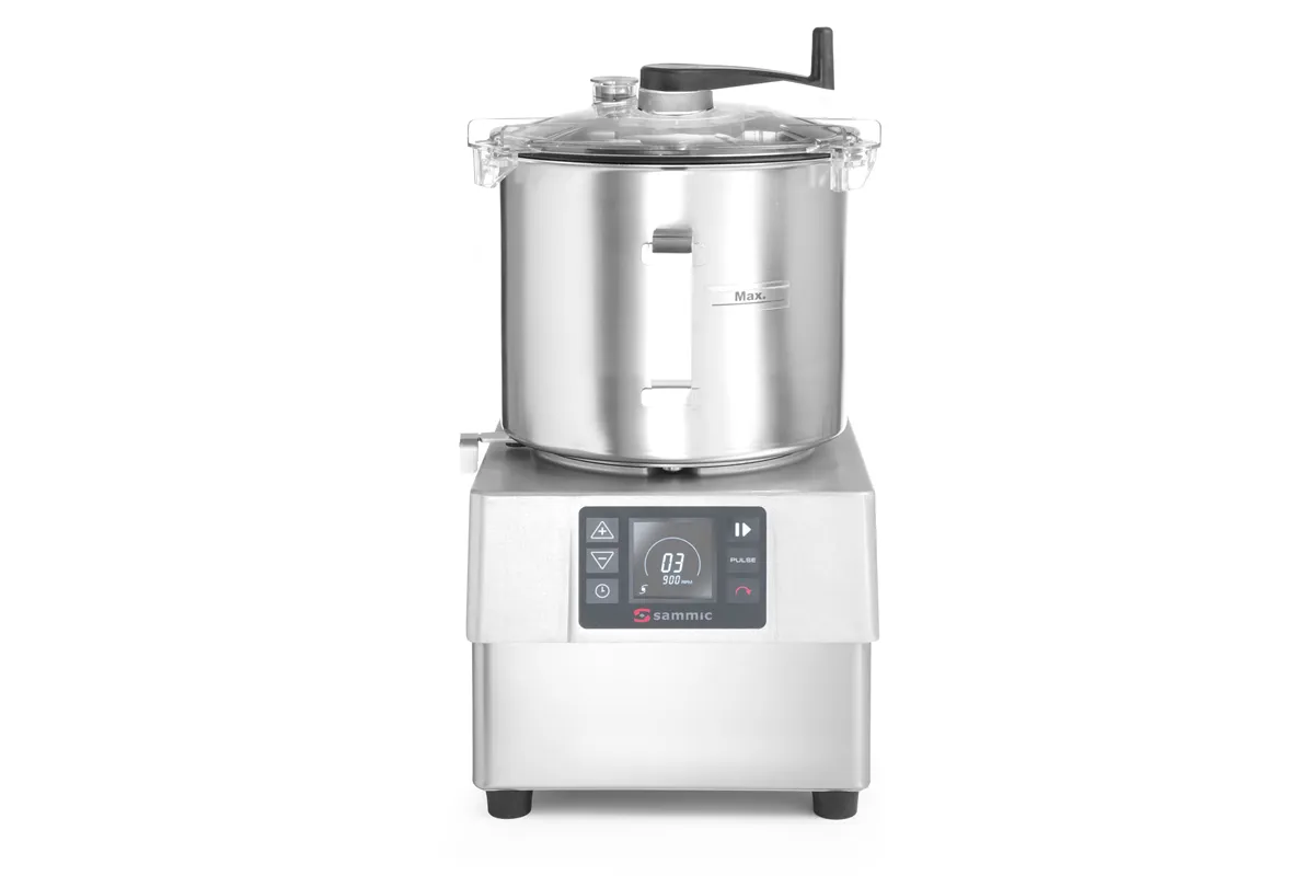 Kuter-emulgator KE-8V z elektronicznym panelem graficznym, 230V/3000W, 286x387x517mm Sammic 1050853
