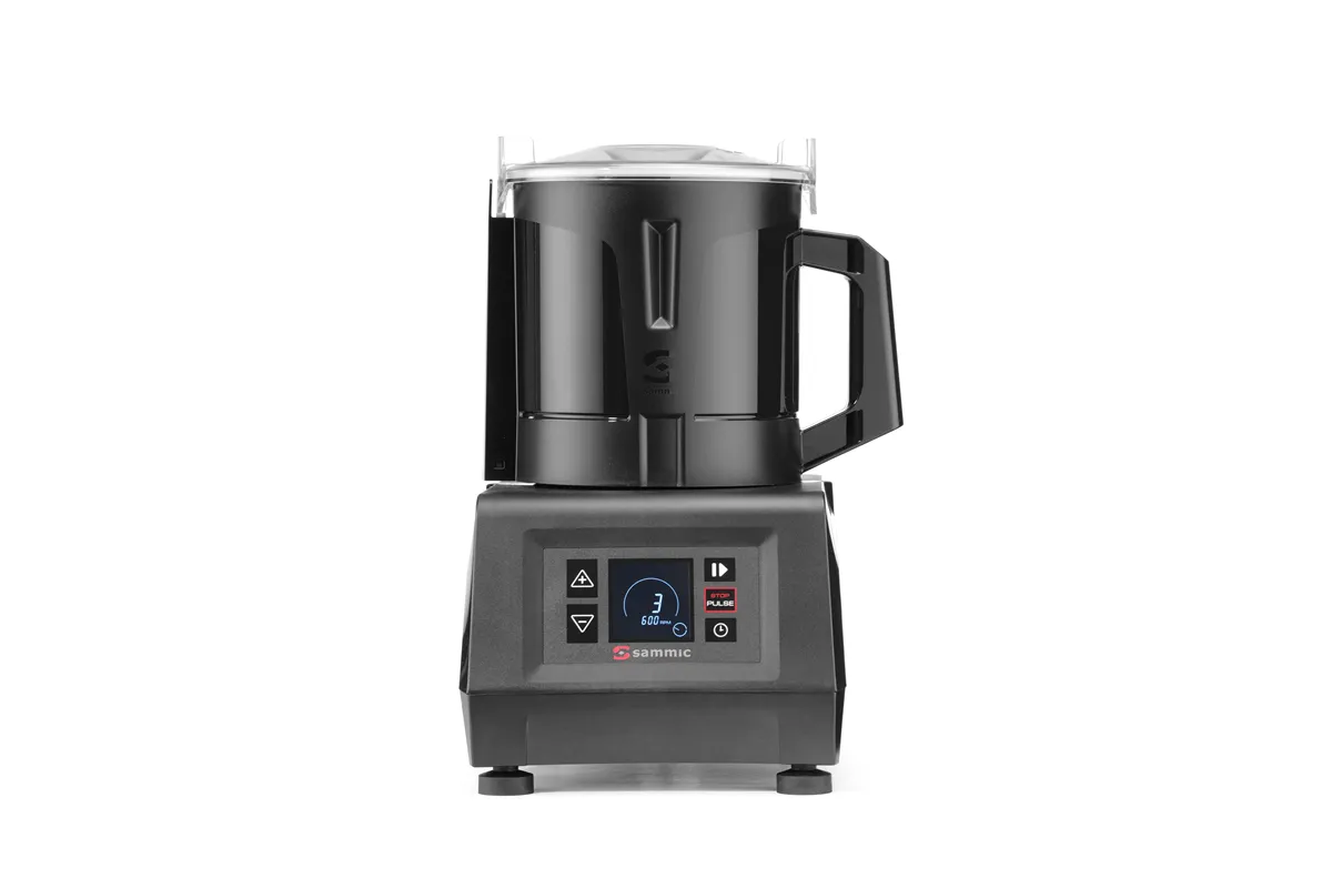 Kuter-emulgator o zmiennej prędkości Compact Line KE-4V Ultra, czarny, 252x309x434mm Sammic 1051000