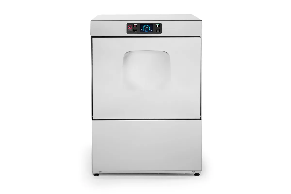 Zmywarka 50x50 UX-50B, sterowana elektronicznie, 400V/5750W, 580x635x835mm Sammic 1303227
