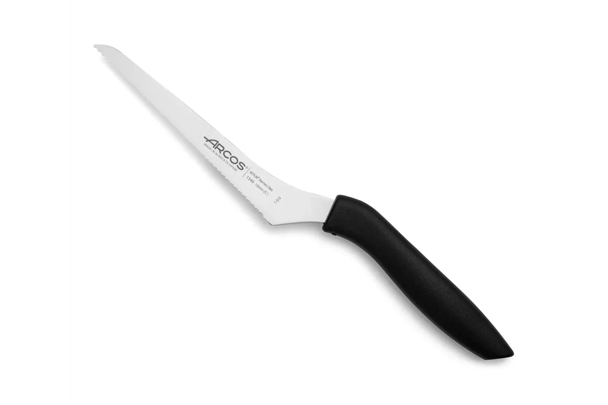 Nóż uniwersalny zakrzywiony, seria NIZA, czarny, 265mm Arcos 134900
