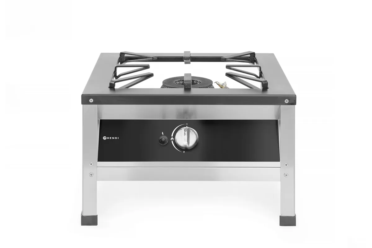 Taboret gazowy XL, Kitchen Line, 10,8kW, 580x650x400mm Hendi 147276