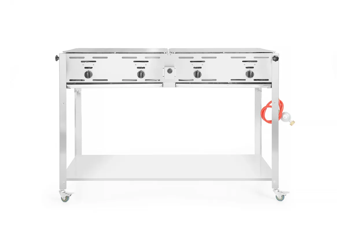 Grill gazowy Grill-Master Quattro, 22kW, 1330x600x920mm Hendi 154908