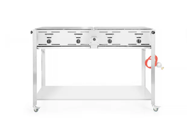 Grill gazowy Grill-Master Quattro, 22kW, 1330x600x920mm Hendi 154908