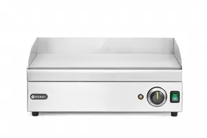 Płyta grillowa, Kitchen Line, gładka, 220-240V/2400W, 527x404x233mm Hendi 154939