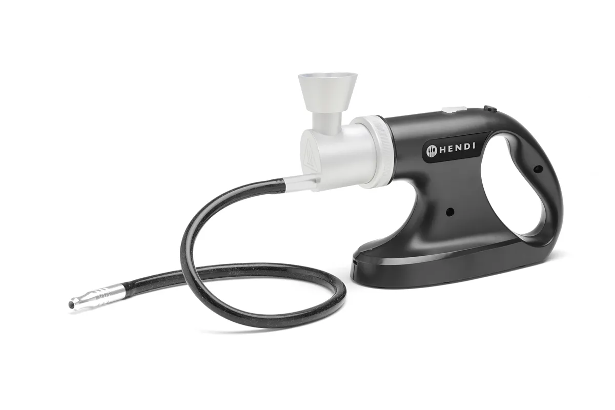 Pistolet wędzarniczy - 3 prędkości podawania dymu, 215x70x160mm Hendi 199640