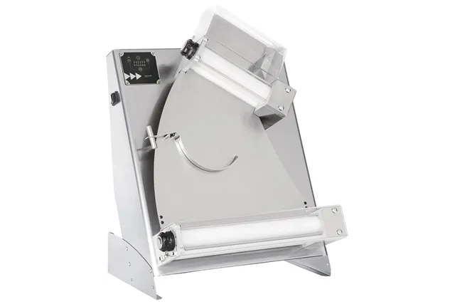 Wałkownica do pizzy Prismafood 300 z 2 parami wałków waga porcji ciasta 0,08-0,21kg 230V/250W 475x375x660mm Prismafood 1D010014