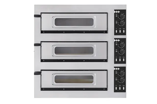 Piec do pizzy 3-stopniowy Basic 3/50 Glass and Light, 400V/1200W, 915x690x900mm Prismafood 201046