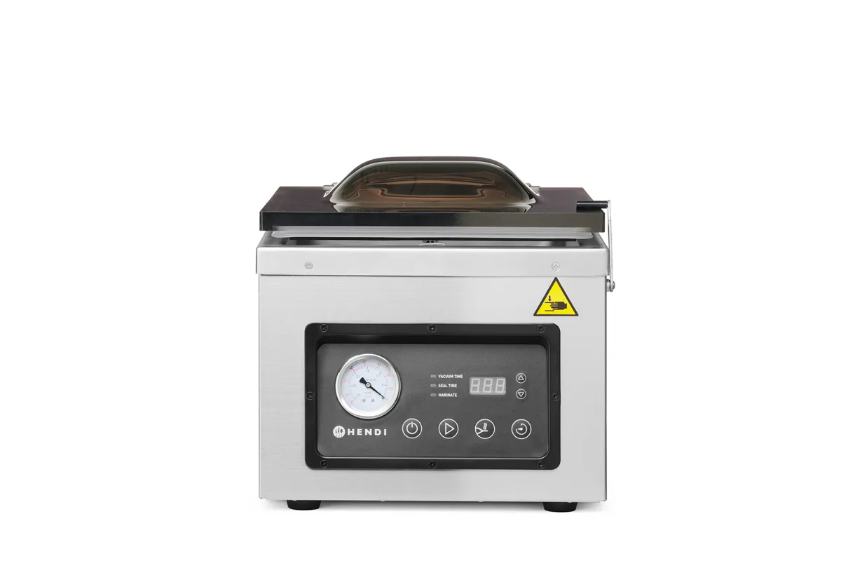 Pakowarka próżniowa - komorowa 260, Profi Line, Listwa zgrzewająca 260 mm, 240V/1000W, 330x480x361mm Hendi 201428