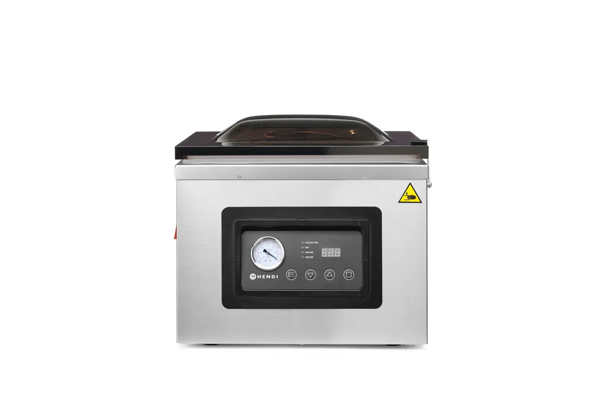 Pakowarka próżniowa komorowa 410, Profi Line, listwa zgrzewająca 410 mm, 230V/1100W, 510x625x455mm Hendi 201442