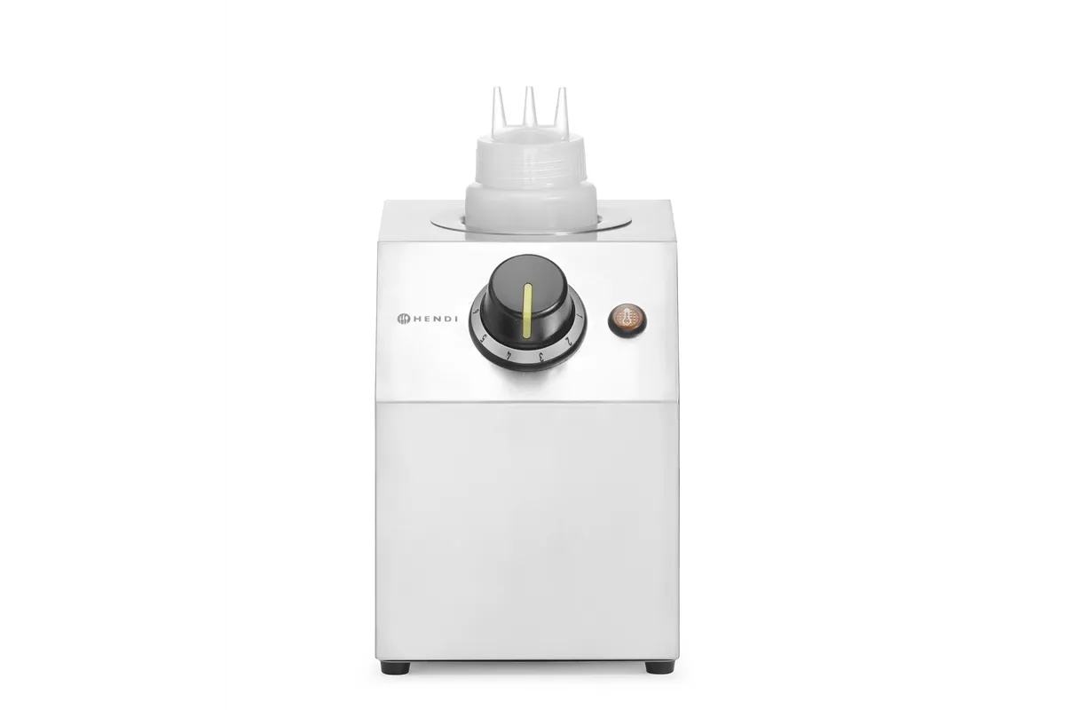 Podgrzewacz do sosów pojedynczy, 0,65L, 220-240V/200W, 150x223x282mm Hendi 201718