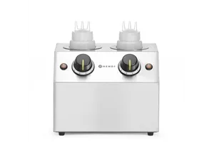 Podgrzewacz do sosów podwójny, 1,3L, 220-240V/400W, 270x223x282mm Hendi 201725