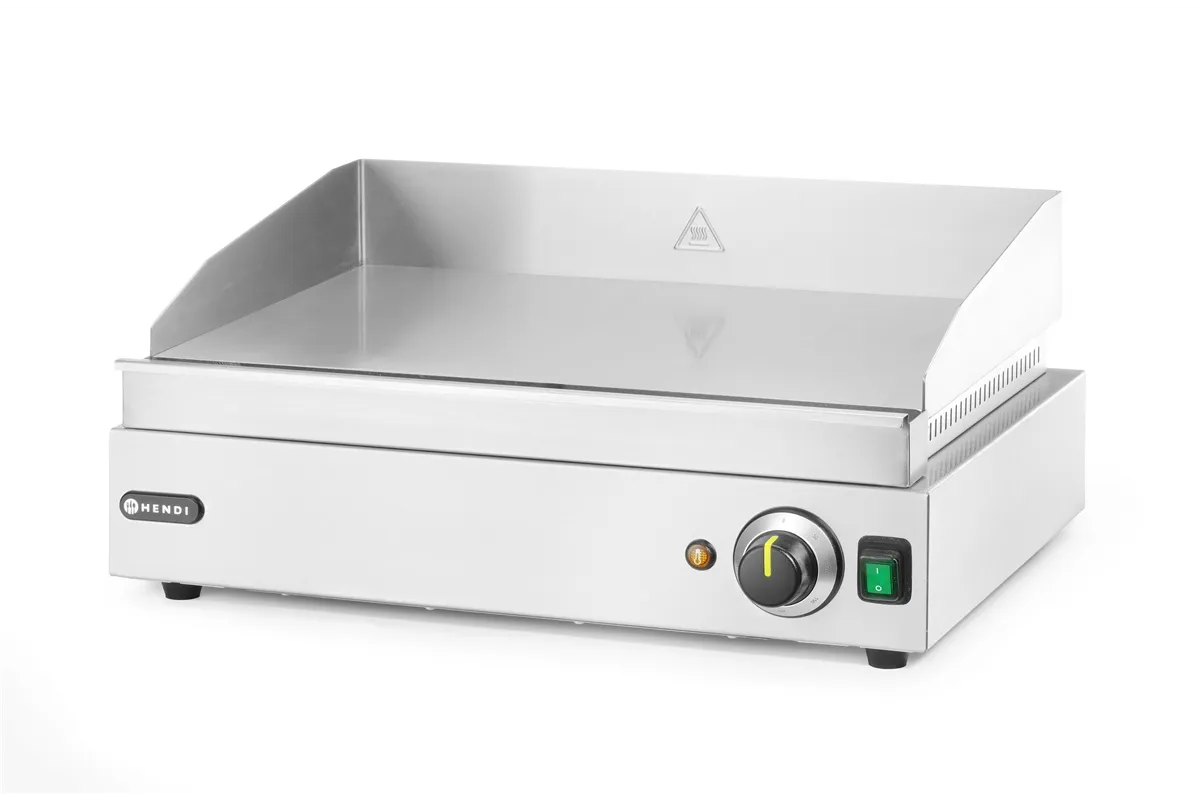 Płyta grillowa, Profi Line, gładka, 230V/2400W, 527x404x233mm Hendi 203149