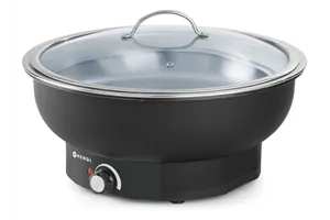 Podgrzewacz elektryczny okrągły Tesino, Kitchen Line, 6,8L, 230V/500W, ⌀405x240mm Hendi 204832