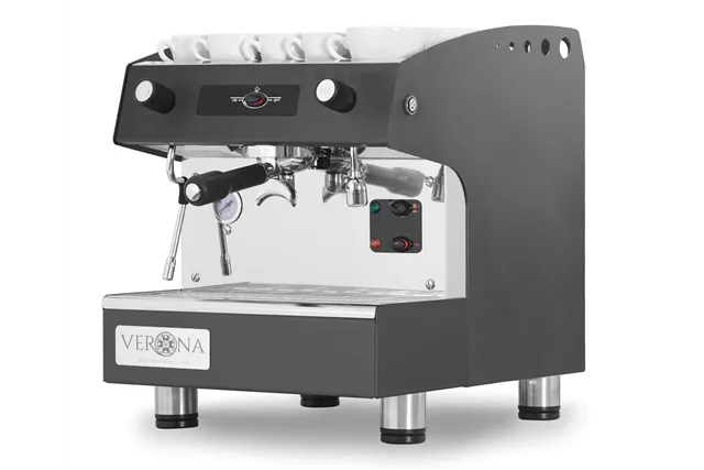 Ekspres do kawy Romeo Easy, 1-grupowy, półautomatyczny, 230V/1800W, 375x530x485mm Hendi 207598