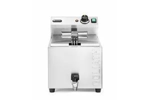 Frytownica XL z kranem spustowym HENDI GOLIATH, 10L, 400V/10200W, 300x585x392mm Hendi 209431