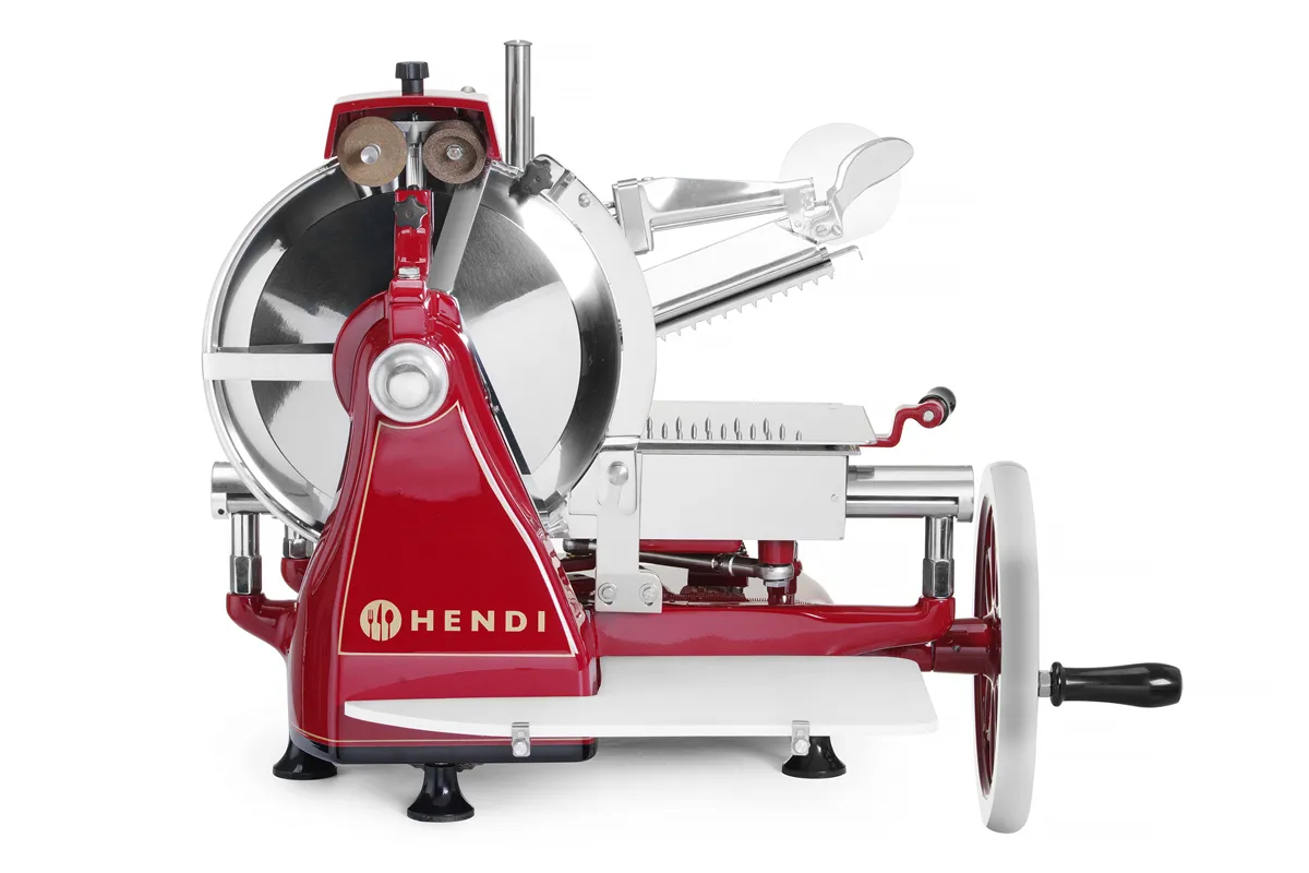 Krajalnica ręczna RETRO 300, czerwony, 720x600x740mm Hendi 210956