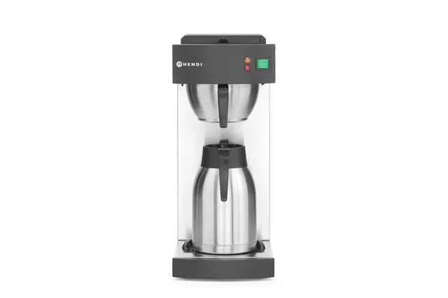 Ekspres przelewowy do kawy, 2L, 220-240V/1400W, 215x410x520mm Hendi 211052 Ekspres przelewowy do kawy, 2L, 220-240V/1400W, 215x410x520mm Hendi 211052