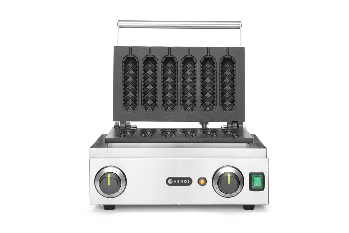 Gofrownica Corn dog, 230V/1550W, 390x378x229mm Hendi 212189