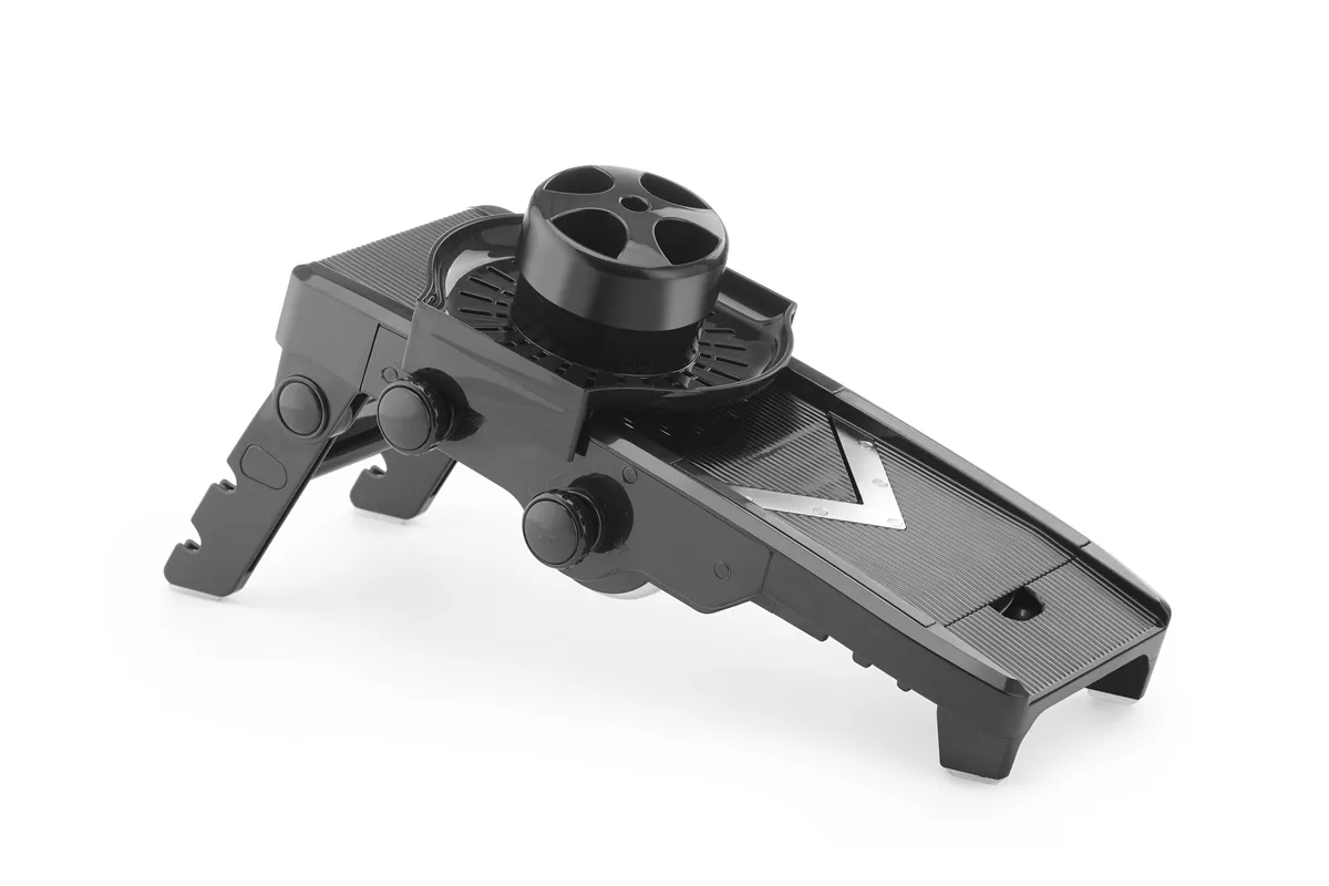 Mandolina typ V z zestawem tarcz, czarny, 130x335x75mm Hendi 222614