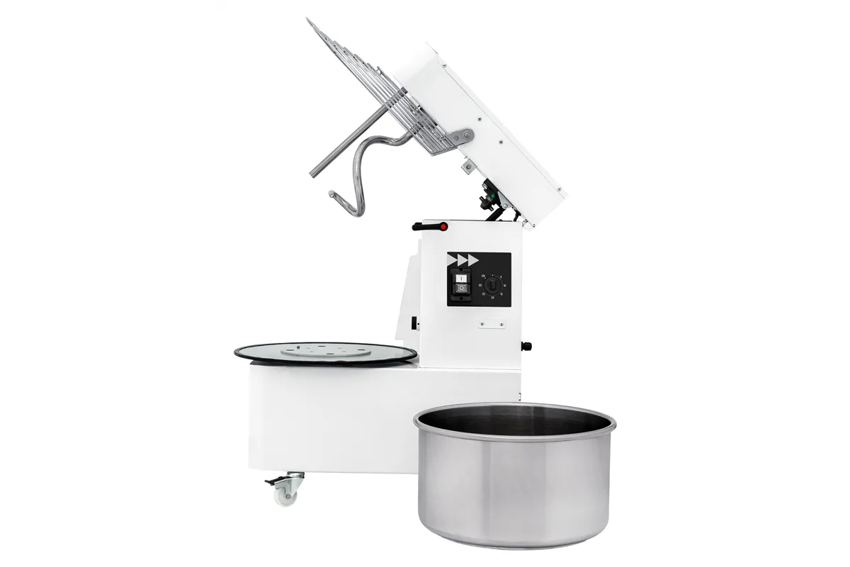 Miesiarka spiralna z wyjmowaną dzieżą o 2 prędkościach, 41l, 112 kg/h, 41L, 400V/1700W, 480x815x850mm Prismafood 222935