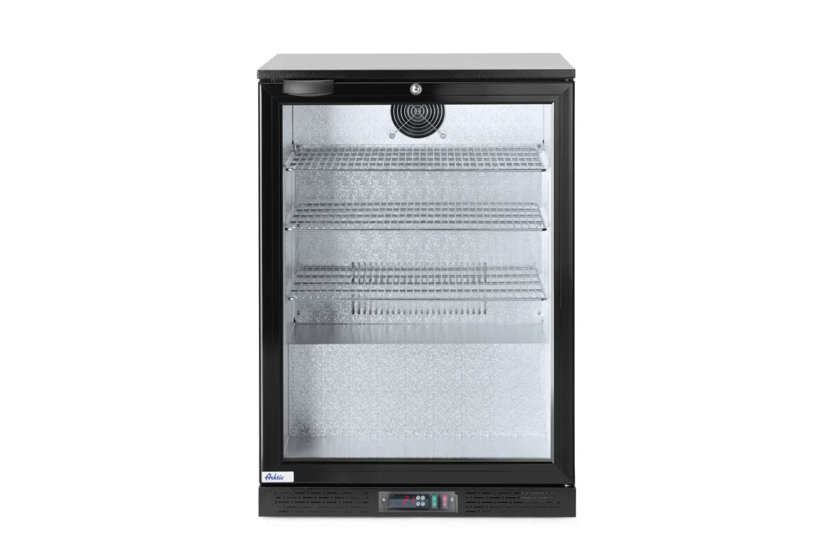 Lodówka barowa 1-drzwiowa, 105L, czarny, 220-240V/120W, 600x530x865mm Arktic 226568